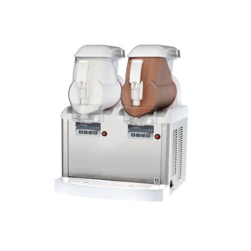 GT2 PUSH SOFT ICE  FROZEN YOGHURT MACHINE - WHITE [2 BOWL]