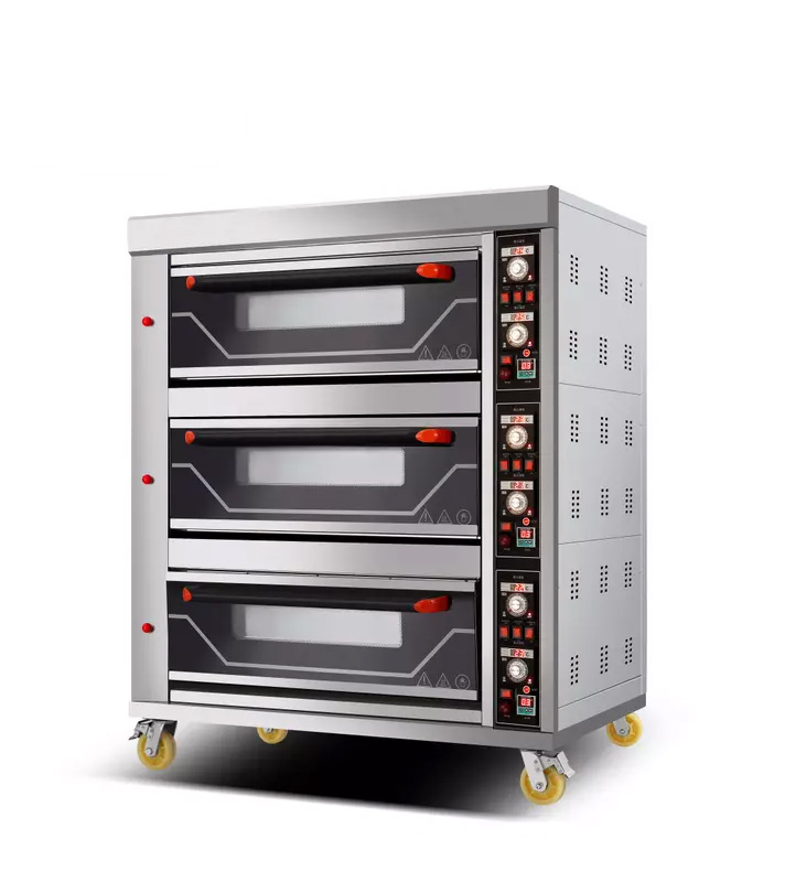 Oven 3 Deck 6 Tray Gas